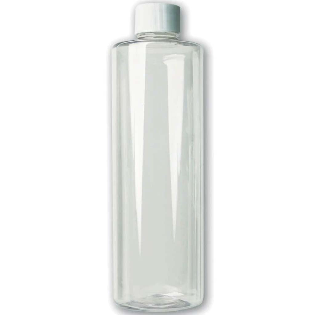 PLASTIC BOTTLE WITH CAP CLEAR 4OZ