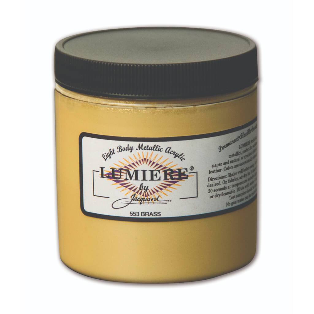 Lumiere Acrylic Paint 8oz #550 True Gold