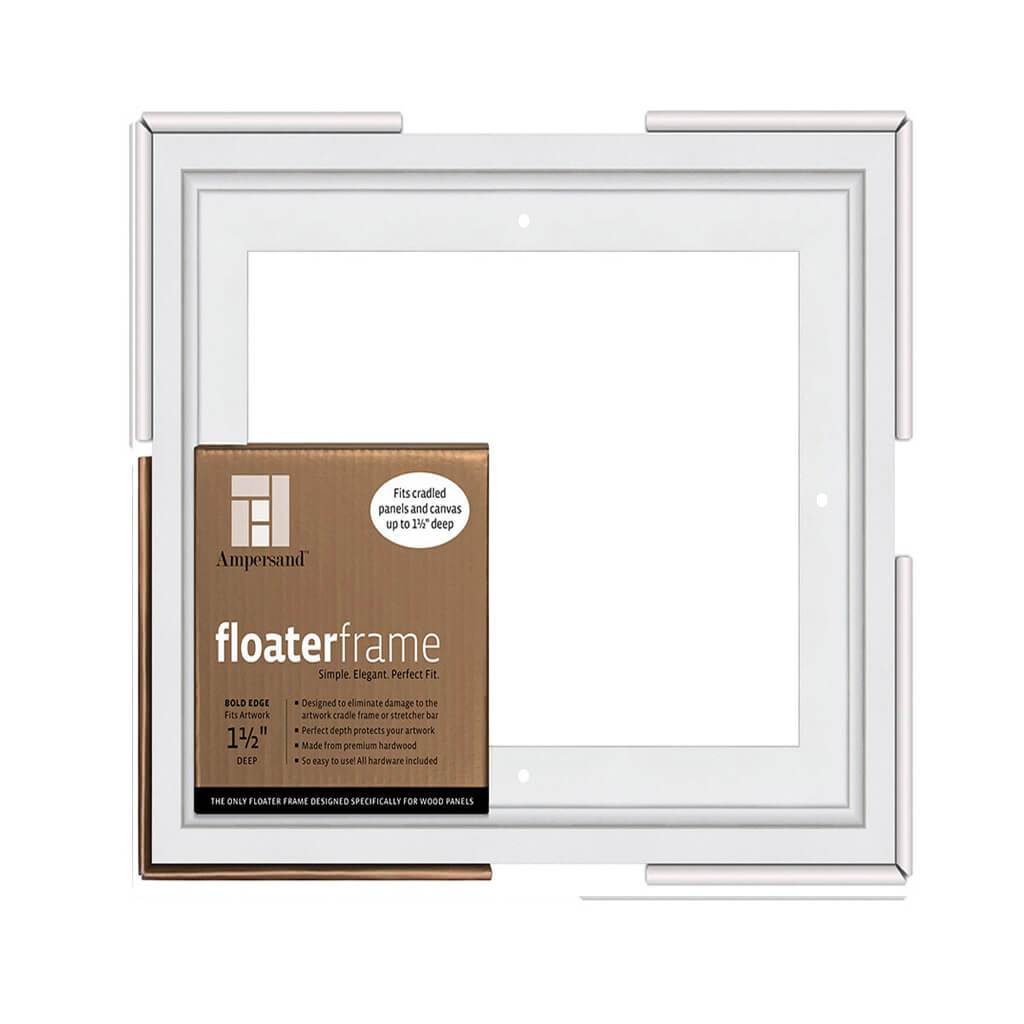 Floaterframes Bold Edge (3/8" Face) 1-7/8" Frame Profile for 1-1/2" Deep Artwork