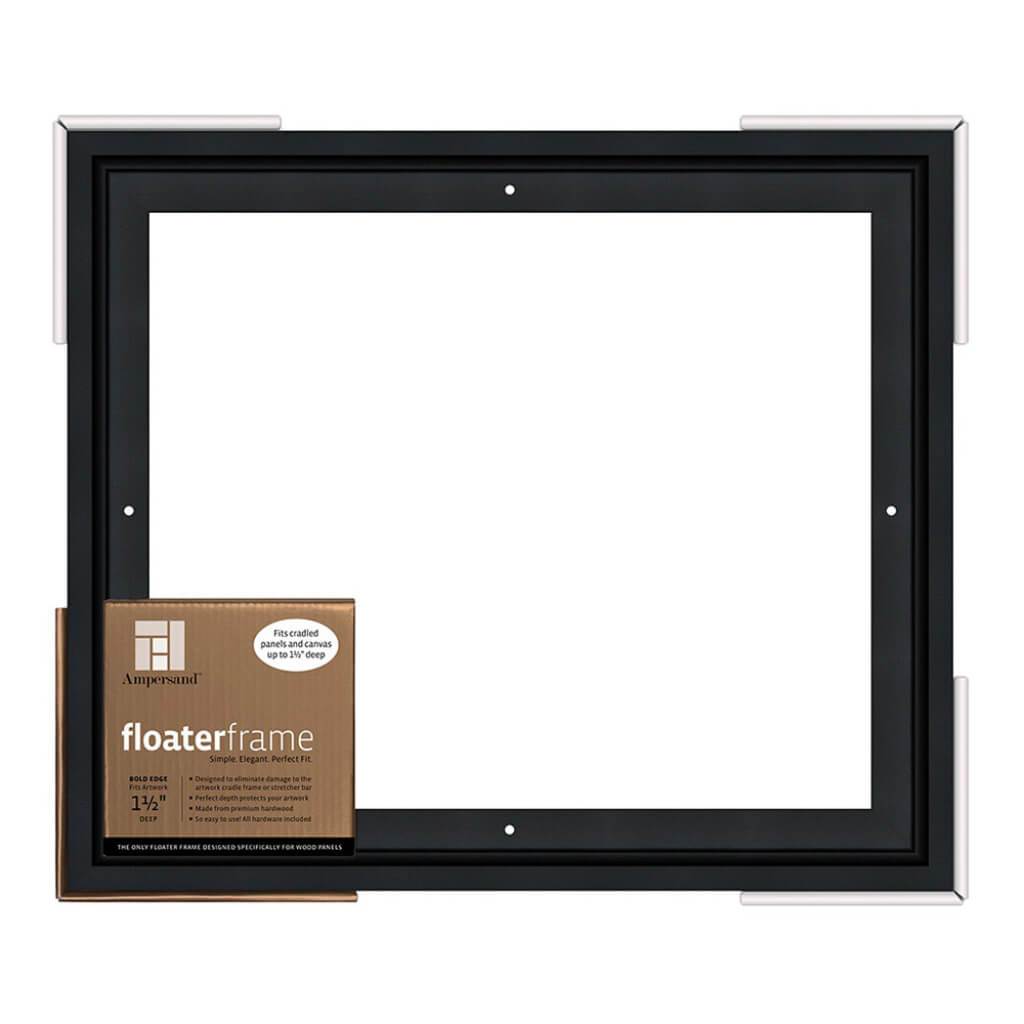 Floaterframes Bold Edge (3/8" Face) 1-7/8" Frame Profile for 1-1/2" Deep Artwork