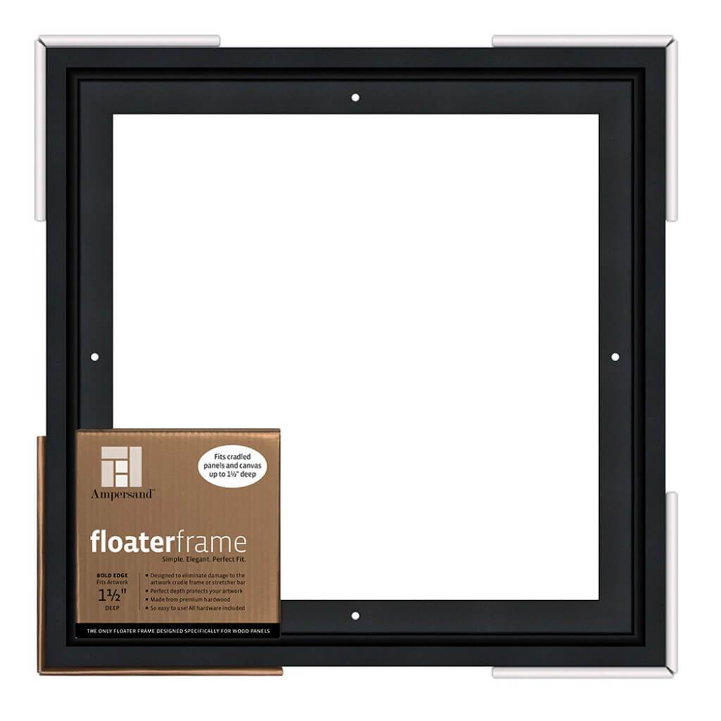 Floaterframes Bold Edge (3/8" Face) 1-7/8" Frame Profile for 1-1/2" Deep Artwork