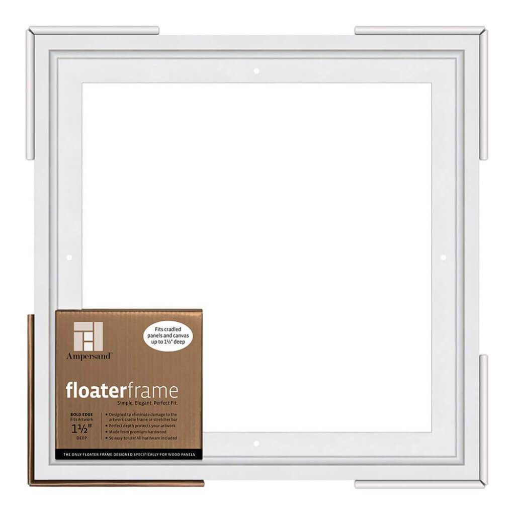 Floaterframes Bold Edge (3/8" Face) 1-7/8" Frame Profile for 1-1/2" Deep Artwork