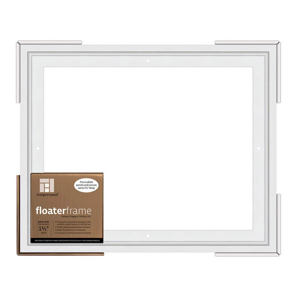 Floaterframes Bold Edge (3/8" Face) 1-7/8" Frame Profile for 1-1/2" Deep Artwork