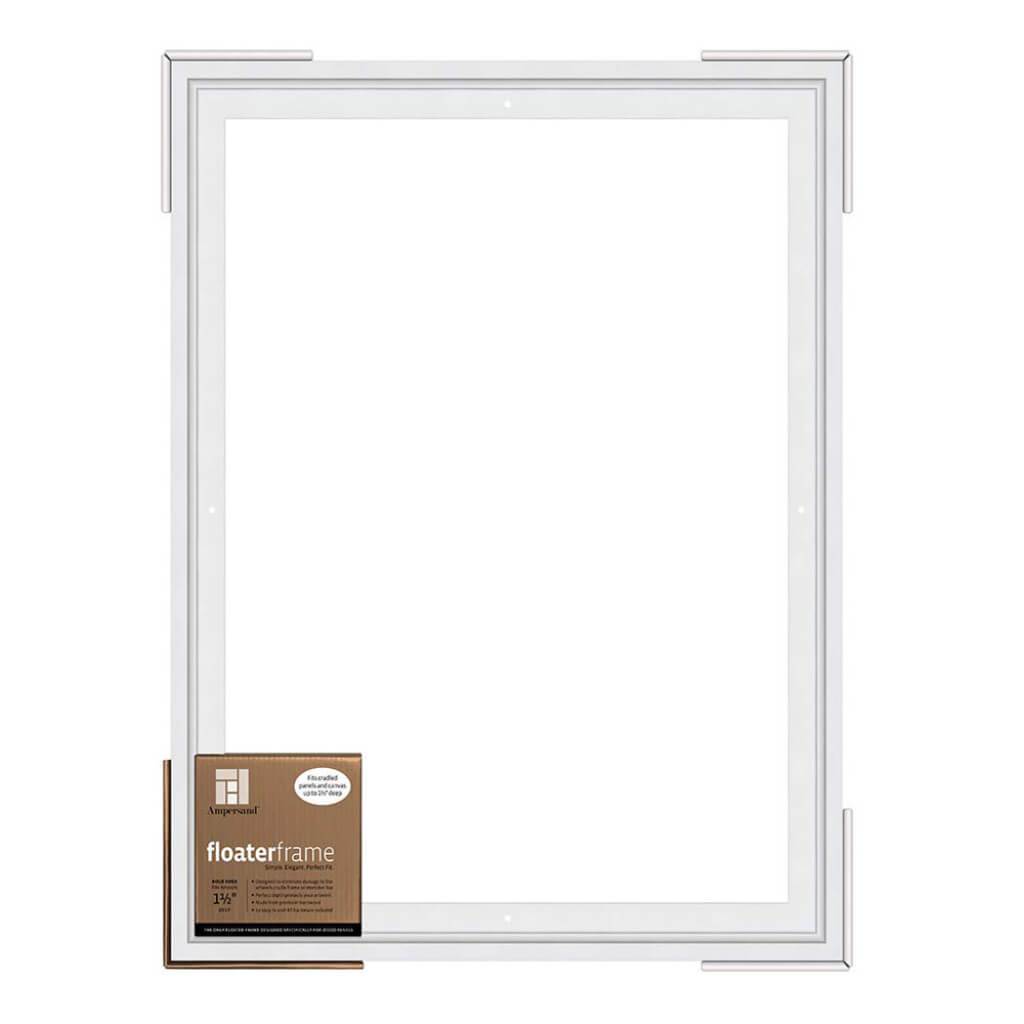 Floaterframes Bold Edge (3/8" Face) 1-7/8" Frame Profile for 1-1/2" Deep Artwork