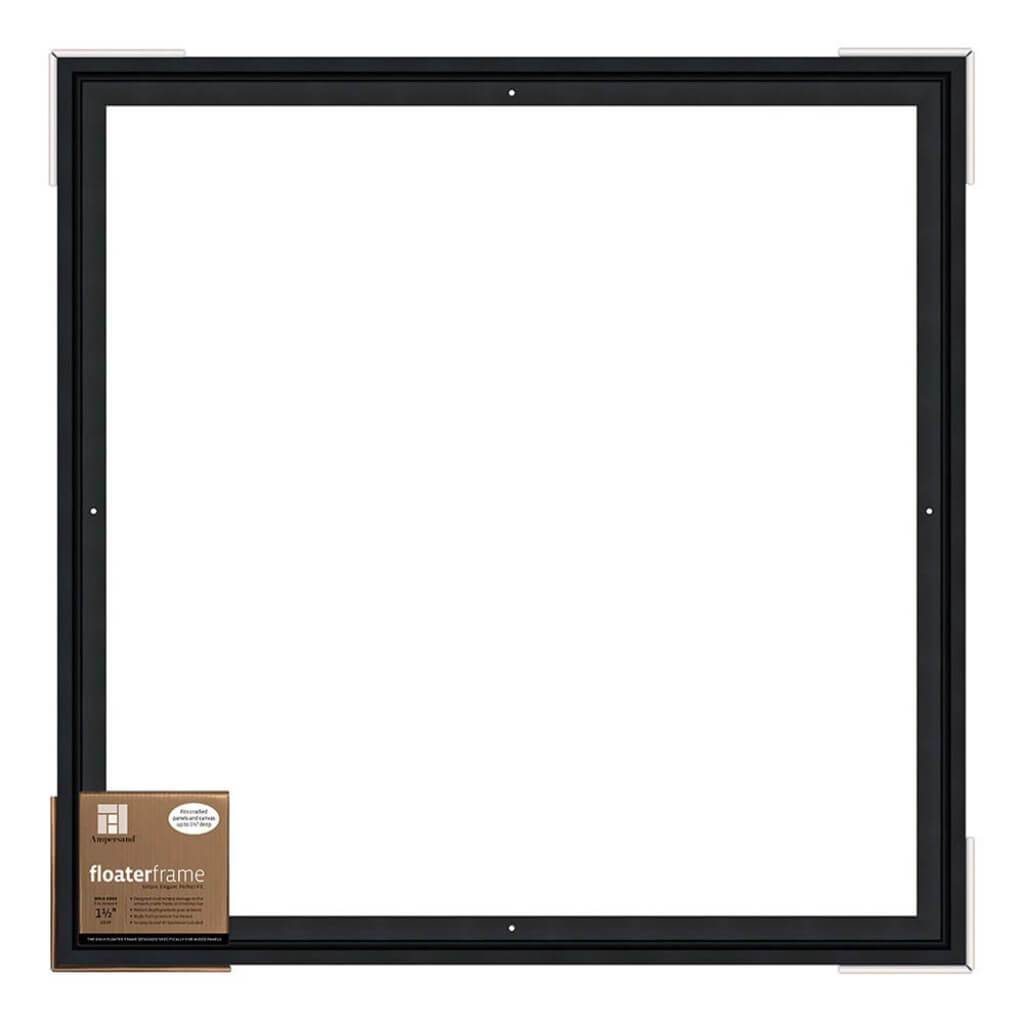 Floaterframes Bold Edge (3/8" Face) 1-7/8" Frame Profile for 1-1/2" Deep Artwork