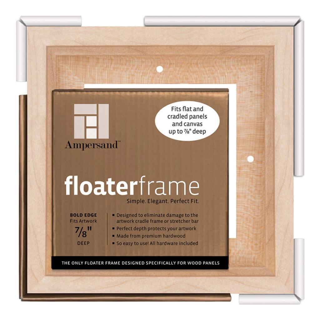 Floaterframes Bold Edge (3/8" Face) 1-7/8" Frame Profile for 7/8" Deep Artwork