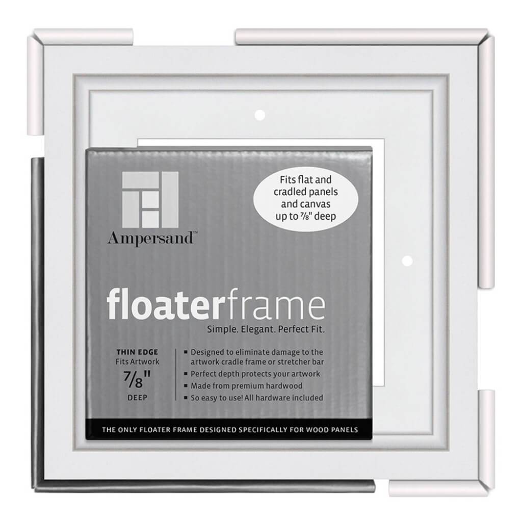Floaterframes Bold Edge (3/8" Face) 1-7/8" Frame Profile for 7/8" Deep Artwork