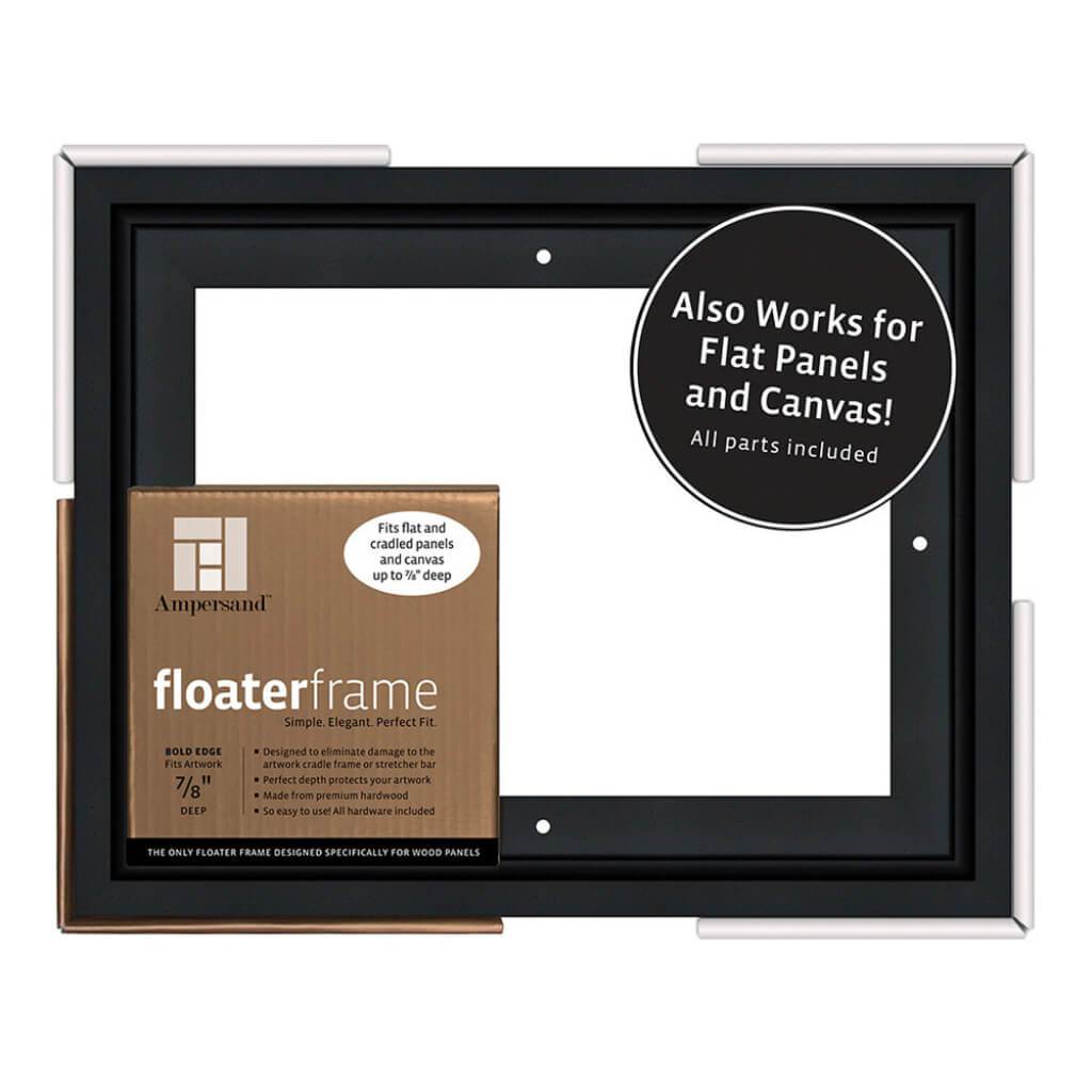 Floaterframes Bold Edge (3/8" Face) 1-7/8" Frame Profile for 7/8" Deep Artwork