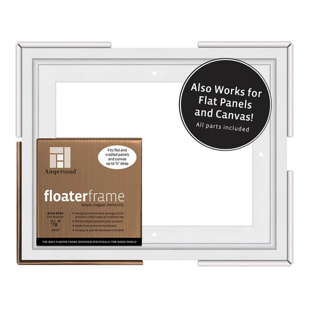 Floaterframes Bold Edge (3/8" Face) 1-7/8" Frame Profile for 7/8" Deep Artwork