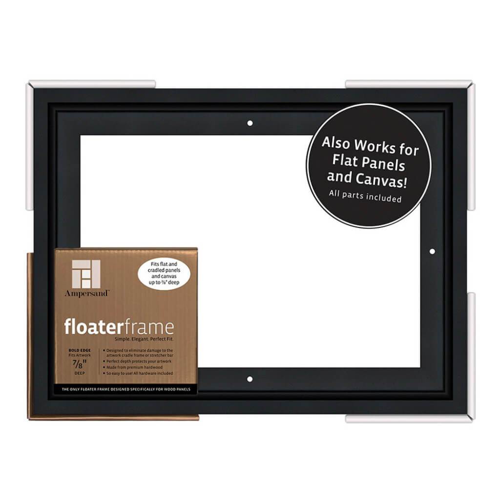Floaterframes Bold Edge (3/8" Face) 1-7/8" Frame Profile for 7/8" Deep Artwork
