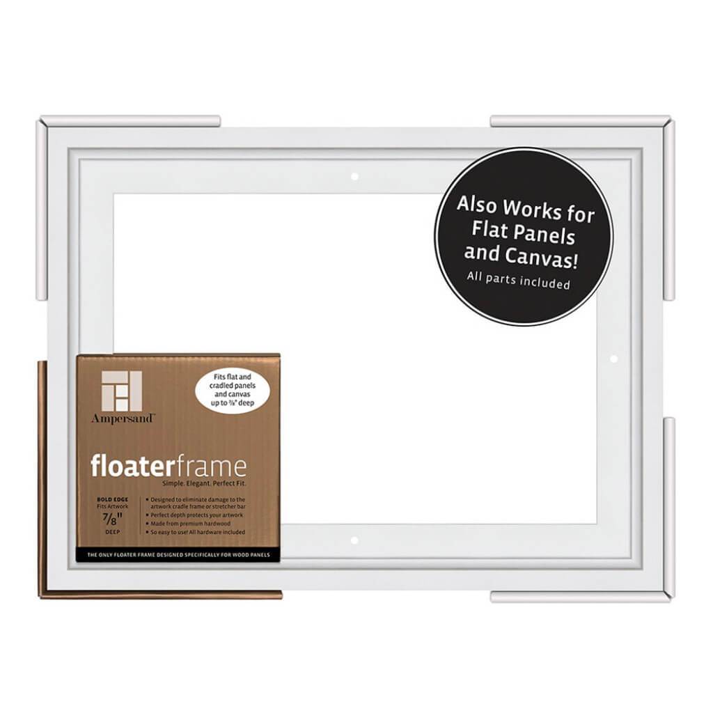 Floaterframes Bold Edge (3/8" Face) 1-7/8" Frame Profile for 7/8" Deep Artwork