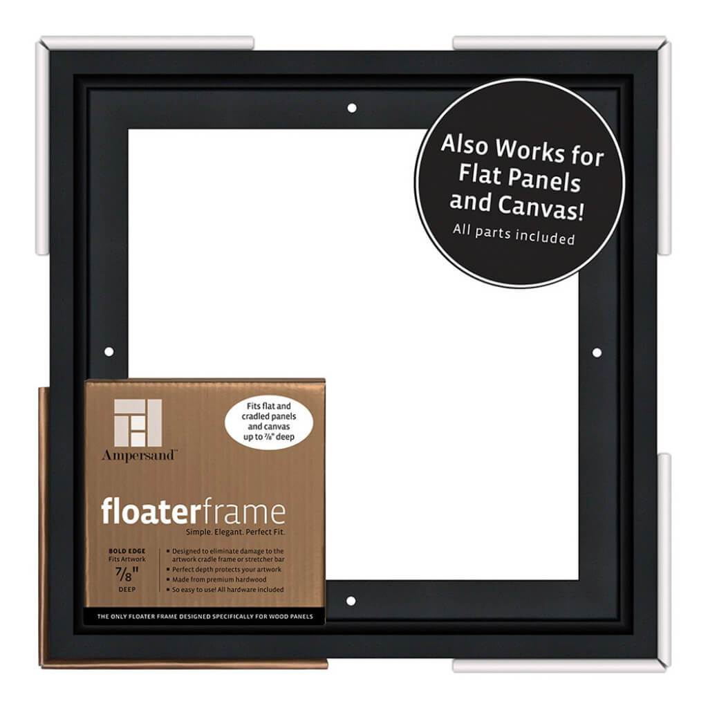 Floaterframes Bold Edge (3/8" Face) 1-7/8" Frame Profile for 7/8" Deep Artwork