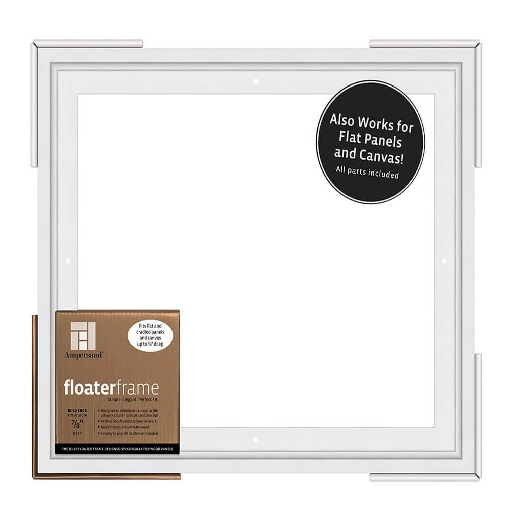Floaterframes Bold Edge (3/8" Face) 1-7/8" Frame Profile for 7/8" Deep Artwork