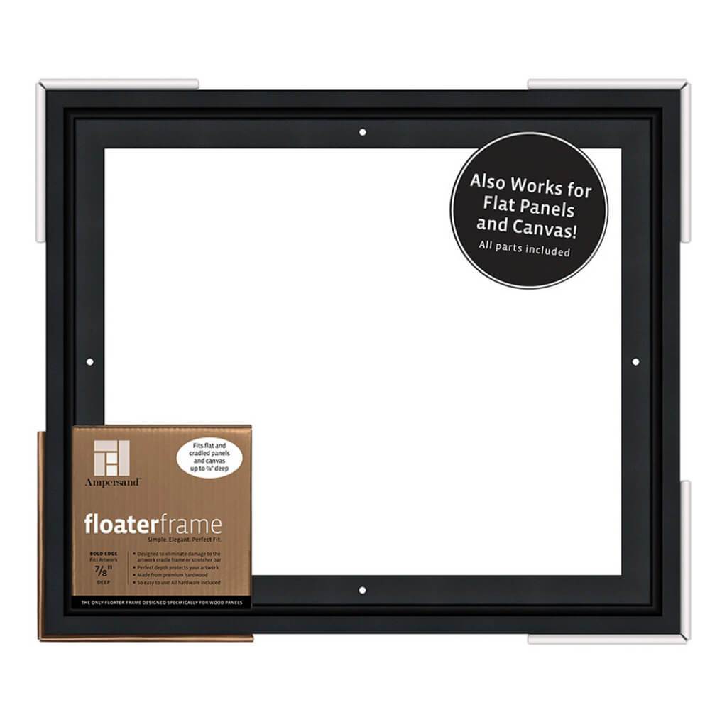 Floaterframes Bold Edge (3/8" Face) 1-7/8" Frame Profile for 7/8" Deep Artwork