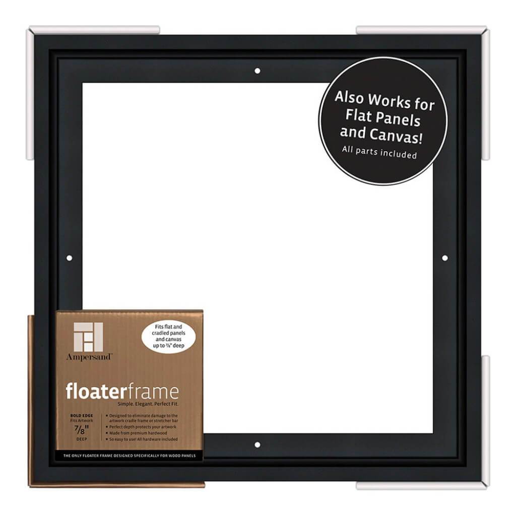 Floaterframes Bold Edge (3/8" Face) 1-7/8" Frame Profile for 7/8" Deep Artwork