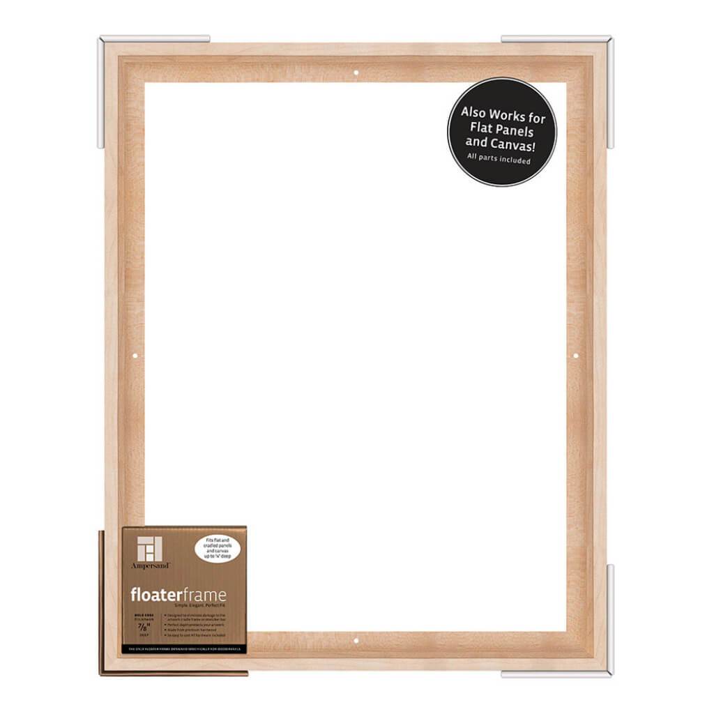 Floaterframes Bold Edge (3/8" Face) 1-7/8" Frame Profile for 7/8" Deep Artwork