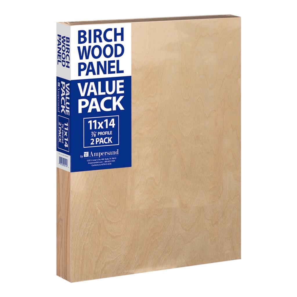 Birch Wood Panel 7/8" Value Packs
