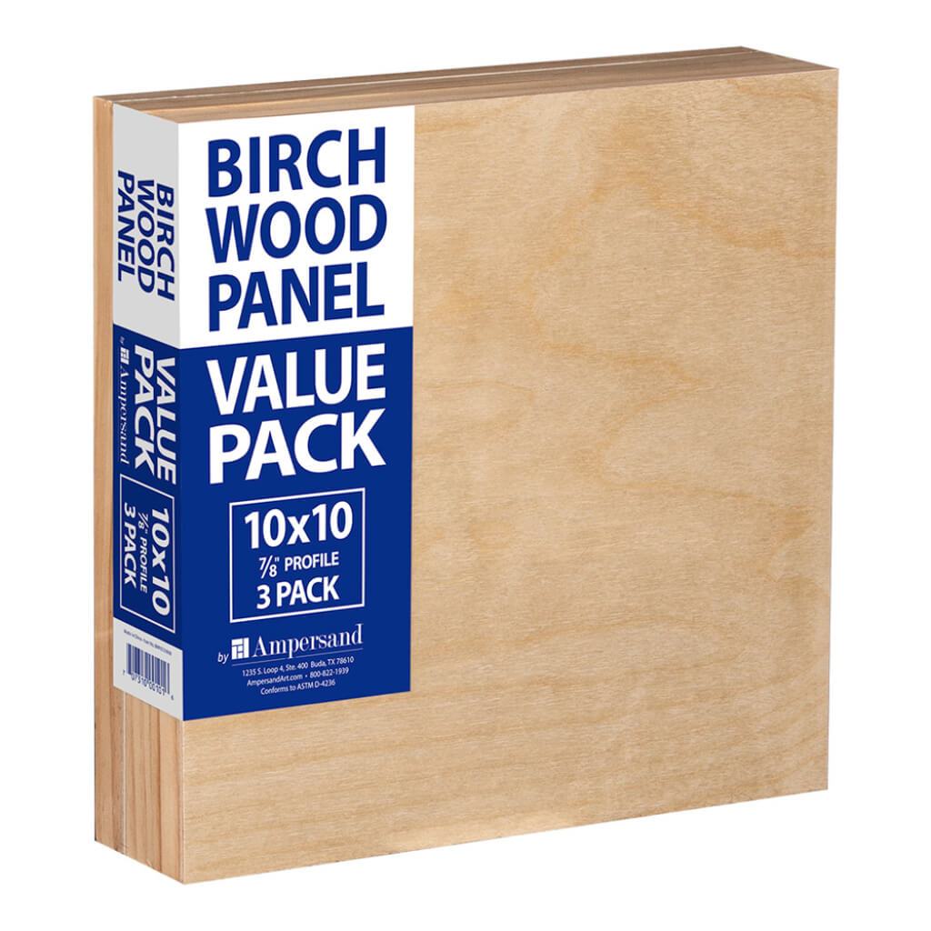 Birch Wood Panel 7/8" Value Packs