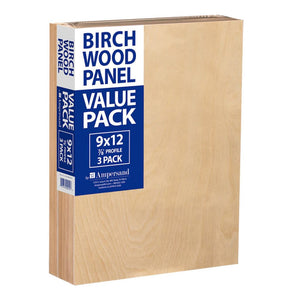 Birch Wood Panel 7/8" Value Packs