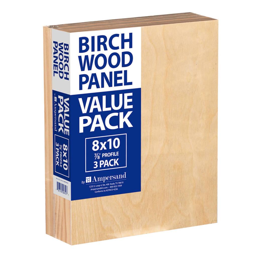 Birch Wood Panel 7/8" Value Packs