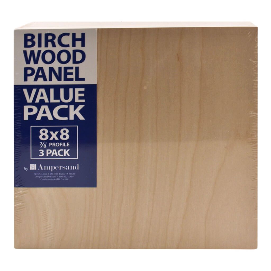 Birch Wood Panel 7/8" Value Packs