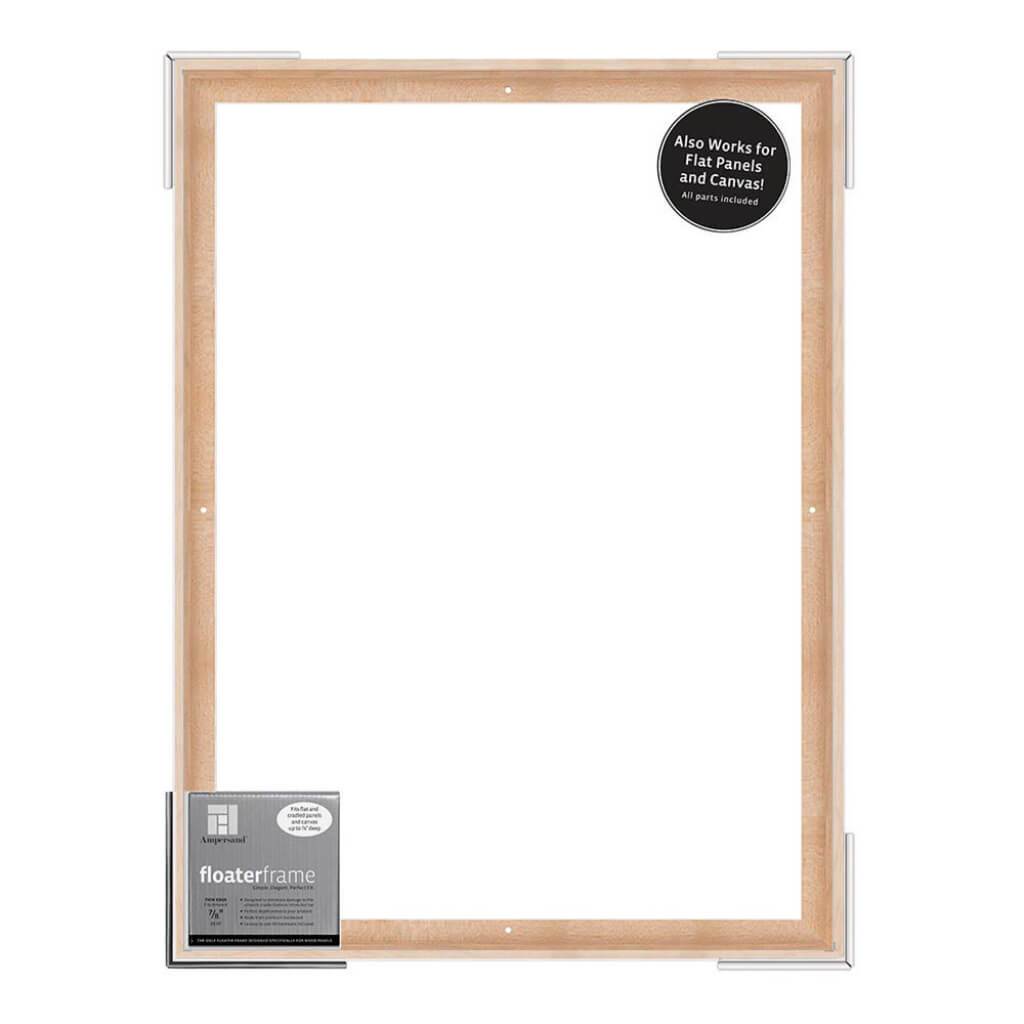 Floater Frames Thin Edge (1/4" Face) 1-1/4" Frame Profile for 7/8" Deep Artwork