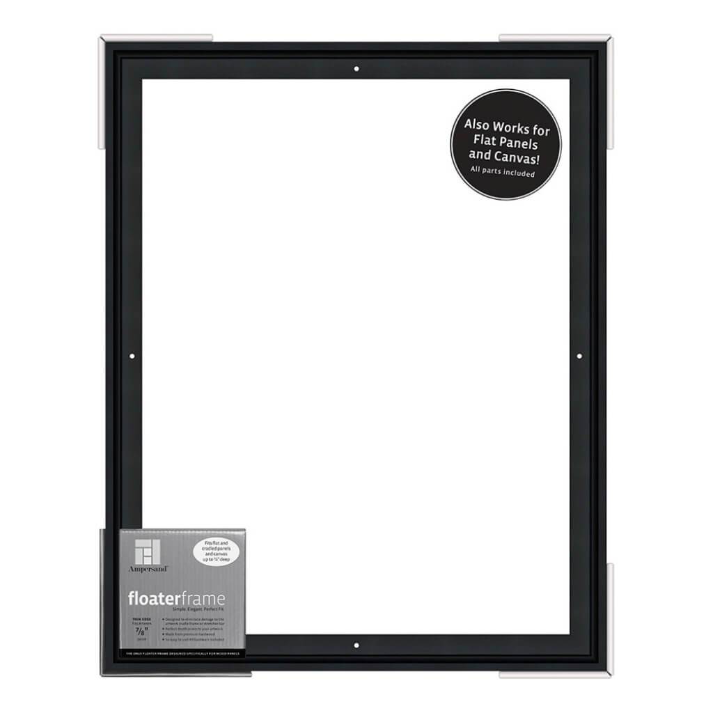 Floater Frames Thin Edge (1/4" Face) 1-1/4" Frame Profile for 7/8" Deep Artwork