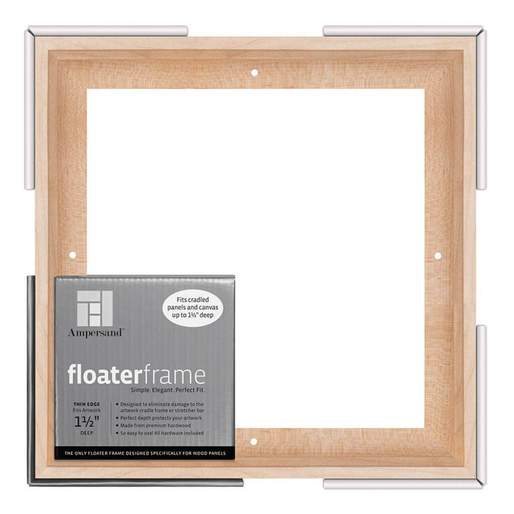 Floaterframes Thin Edge (1/4" Face) 1-7/8" Frame Profile for 1-1/2" Deep Artwork