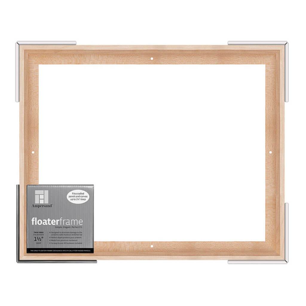 Floaterframes Thin Edge (1/4" Face) 1-7/8" Frame Profile for 1-1/2" Deep Artwork