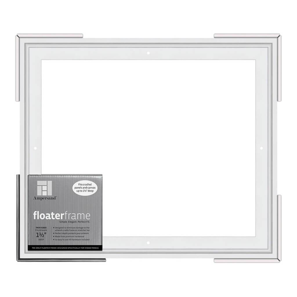 Floaterframes Thin Edge (1/4" Face) 1-7/8" Frame Profile for 1-1/2" Deep Artwork