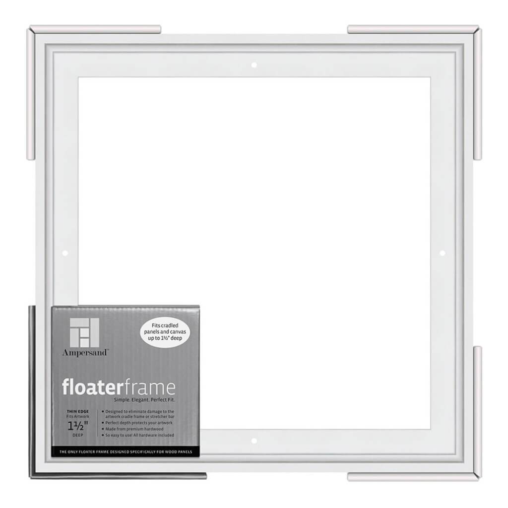 Floaterframes Thin Edge (1/4" Face) 1-7/8" Frame Profile for 1-1/2" Deep Artwork