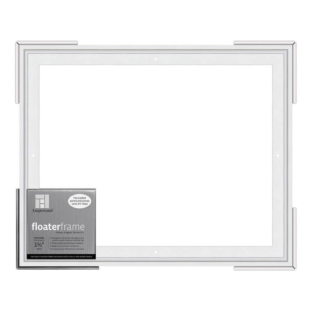 Floaterframes Thin Edge (1/4" Face) 1-7/8" Frame Profile for 1-1/2" Deep Artwork