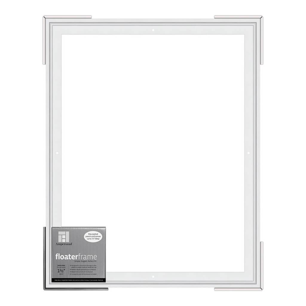 Floaterframes Thin Edge (1/4" Face) 1-7/8" Frame Profile for 1-1/2" Deep Artwork