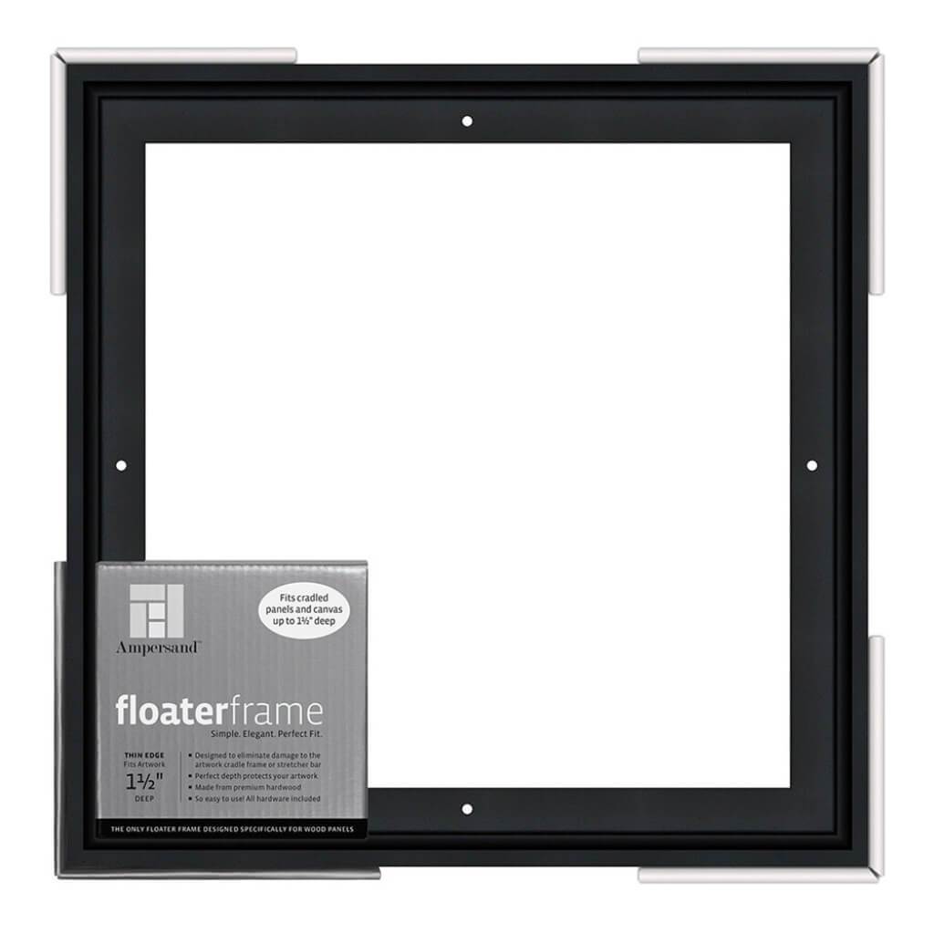 Floaterframes Thin Edge (1/4" Face) 1-7/8" Frame Profile for 1-1/2" Deep Artwork
