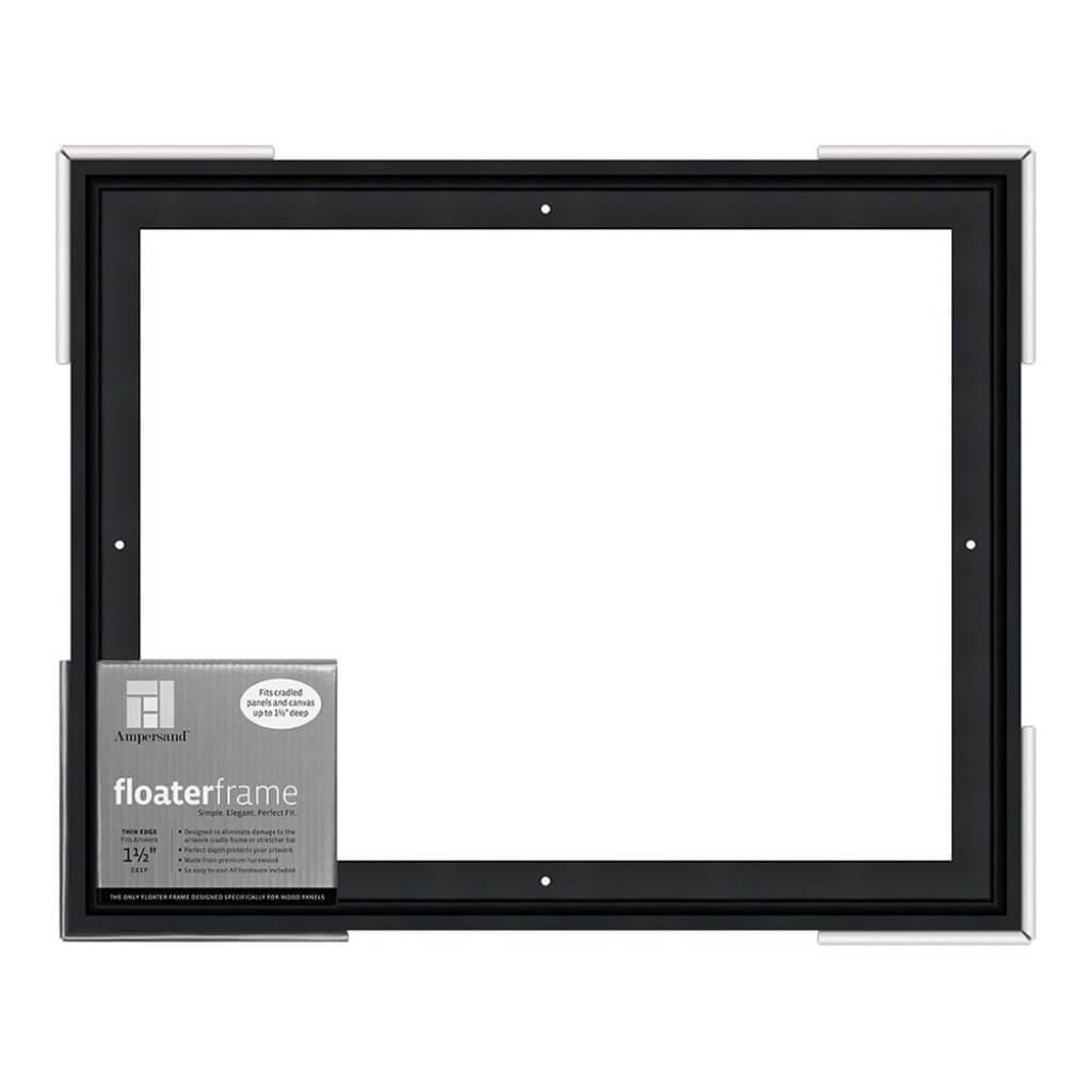 Floaterframes Thin Edge (1/4" Face) 1-7/8" Frame Profile for 1-1/2" Deep Artwork