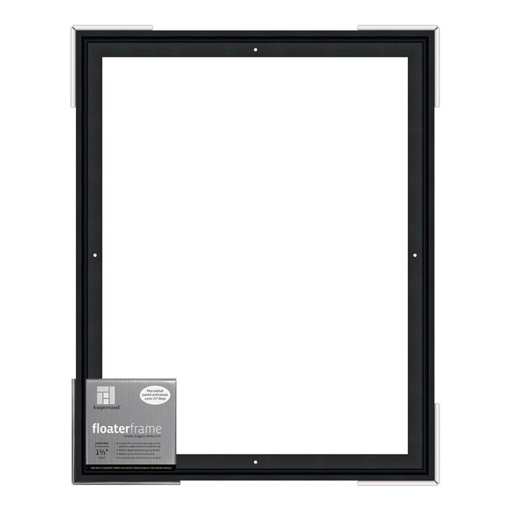 Floaterframes Thin Edge (1/4" Face) 1-7/8" Frame Profile for 1-1/2" Deep Artwork