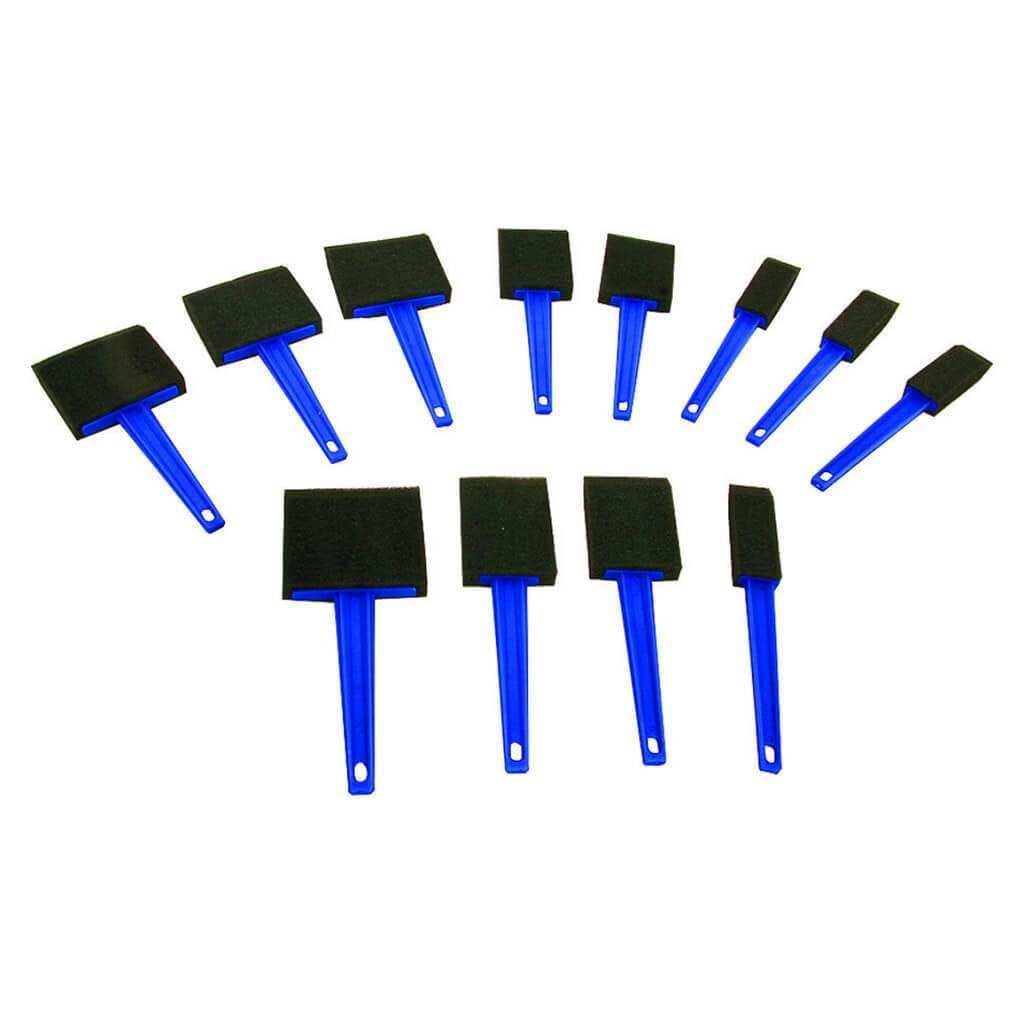 Foam Brush Set 12 Piece 