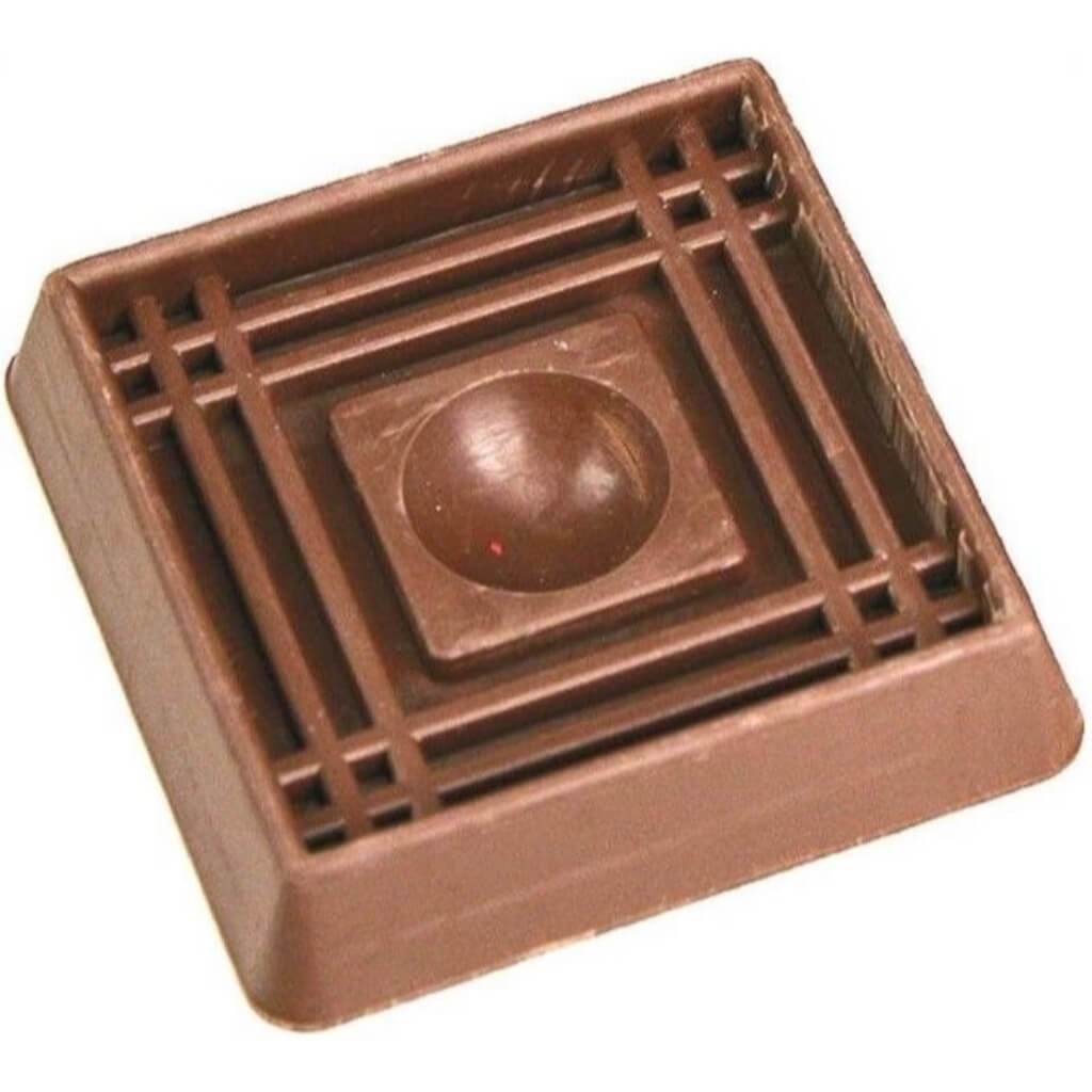 CUP SQUARE RUBBER 1-5/8IN BRN 