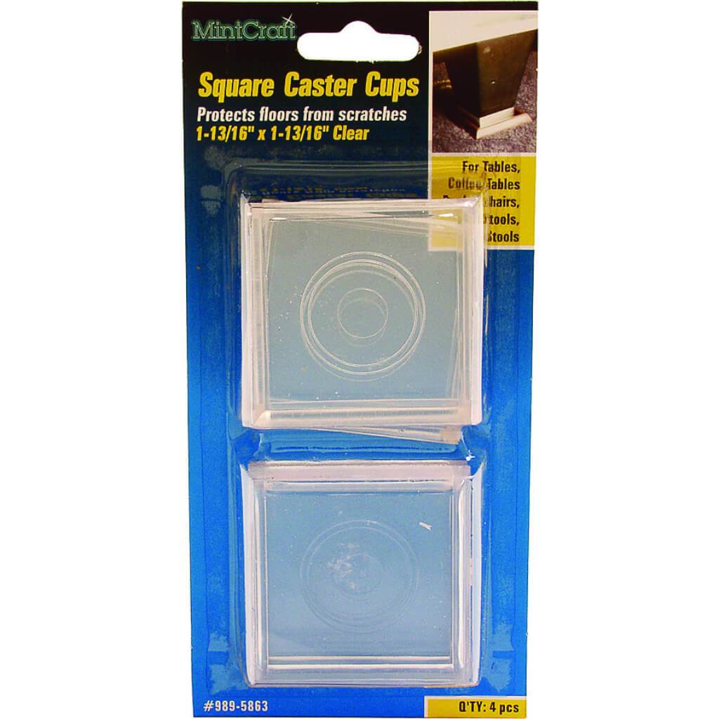 CUPS SQUARE 1-13/16IN CLEAR 