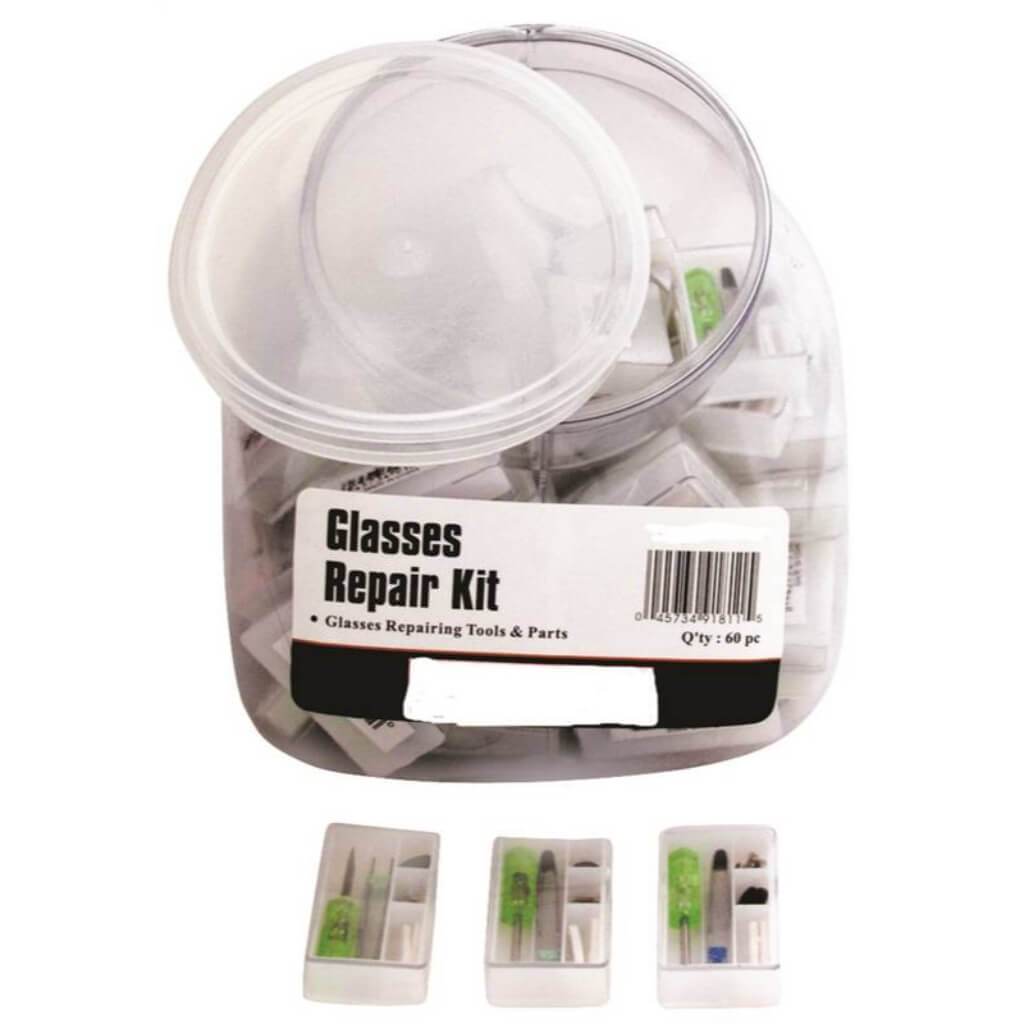 EYE GLASS REPAIR KIT 60PC DISP 