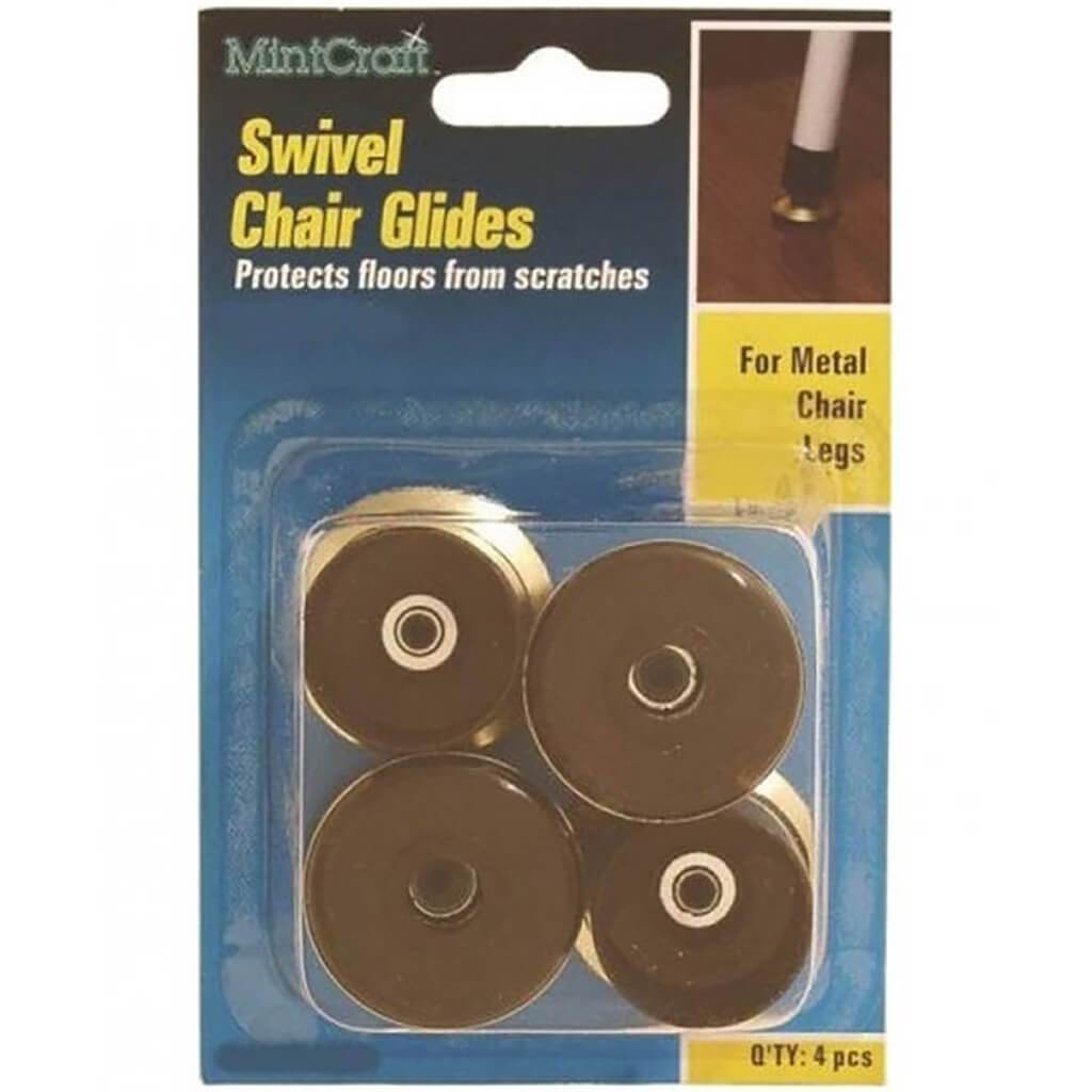 Swivel Chair Glide 7/8in Brass