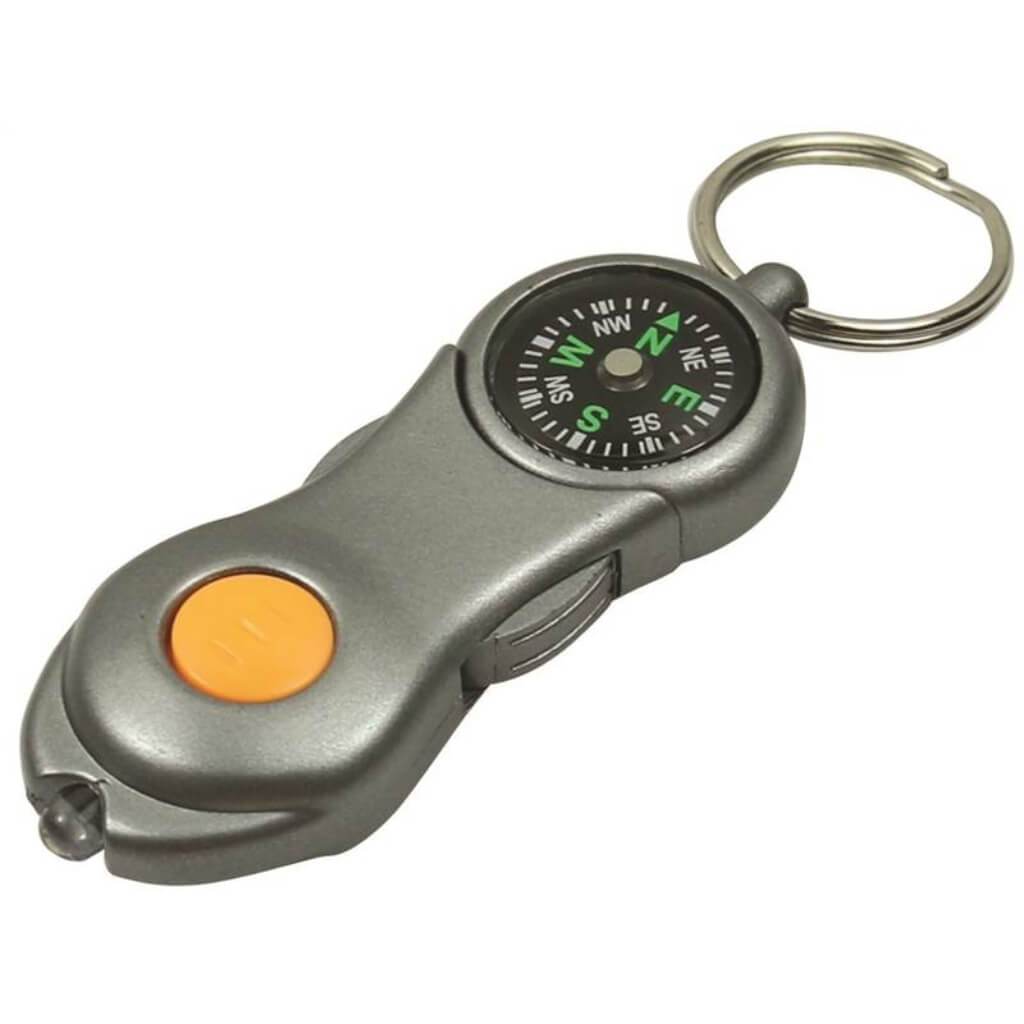 KEY CHAINS COMPASS WITH LED LIGHT 