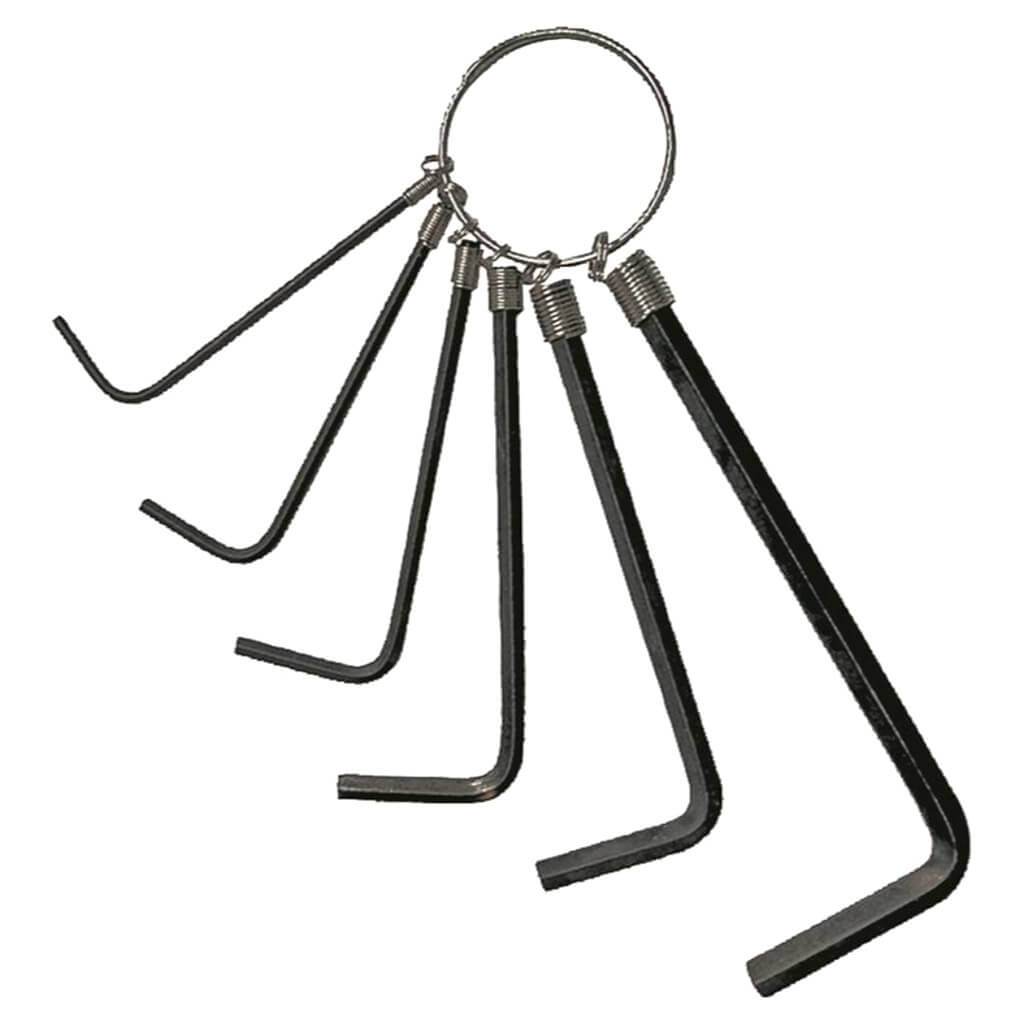 KEY HEX SET 6PC SAE KEY RING 