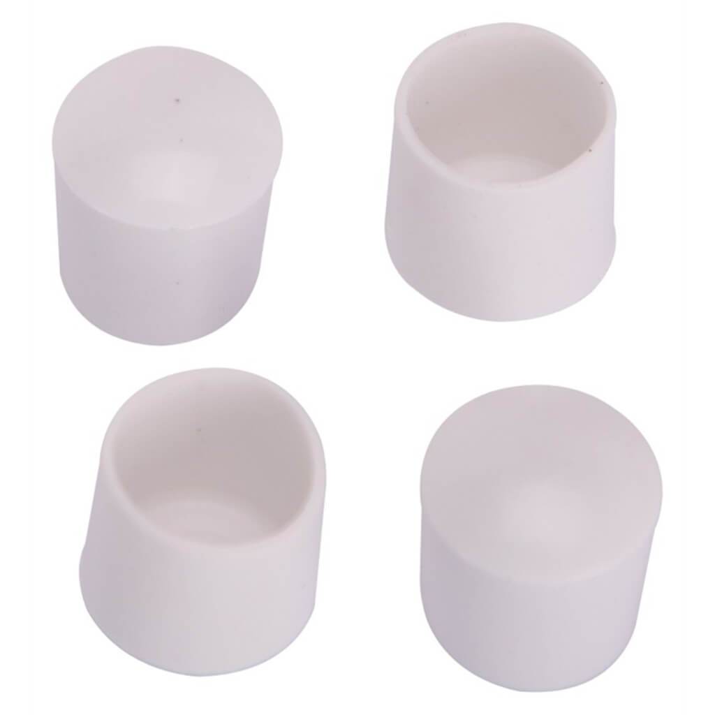 LEG TIP PLASTIC 3/4 INCH WHITE 