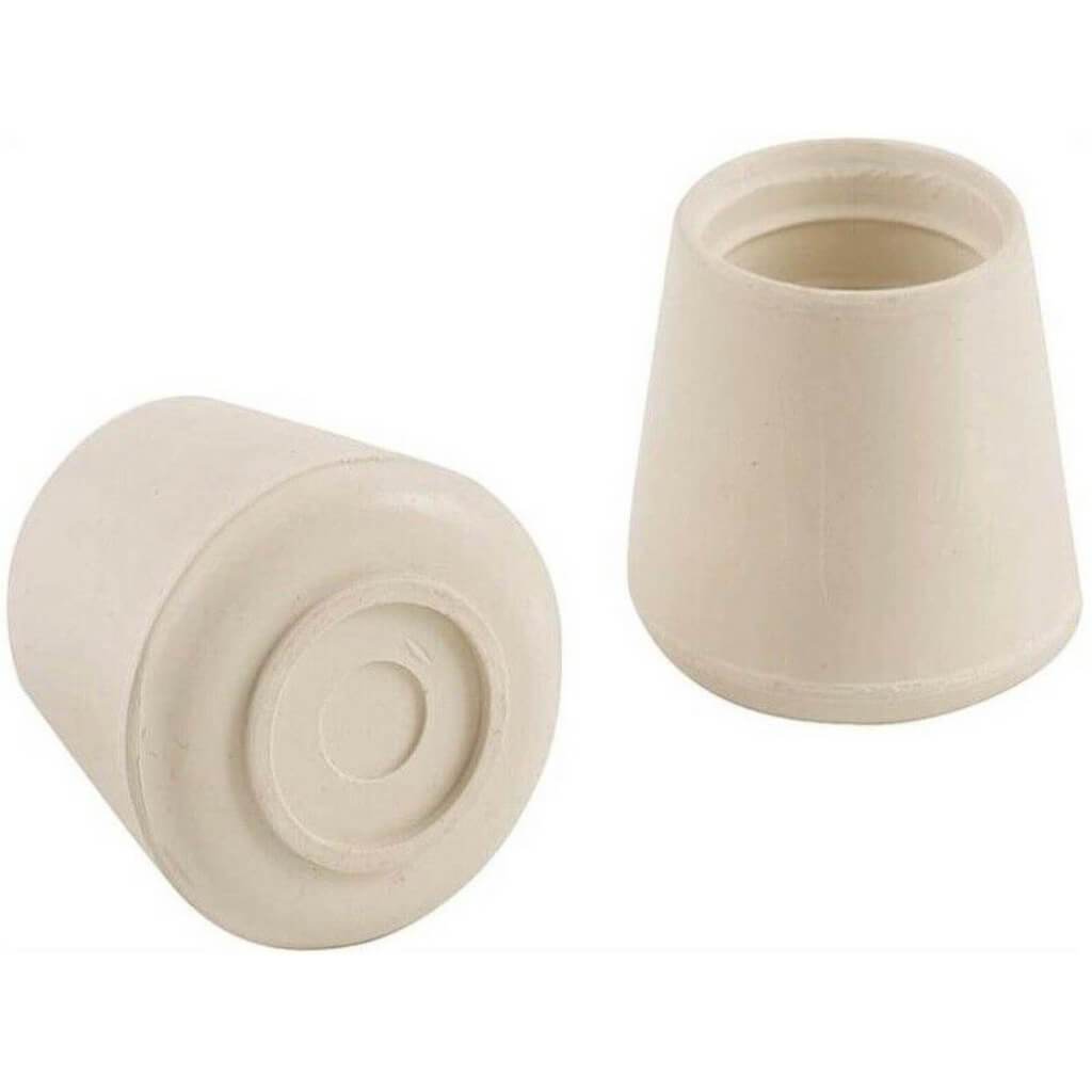 LEG TIP RUBBER 1-I/4IN WHITE 