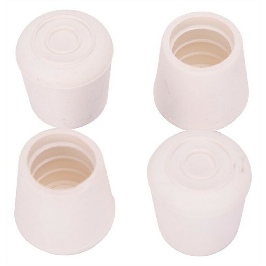 LEG TIP RUBBER 7/8 INCH WHITE 