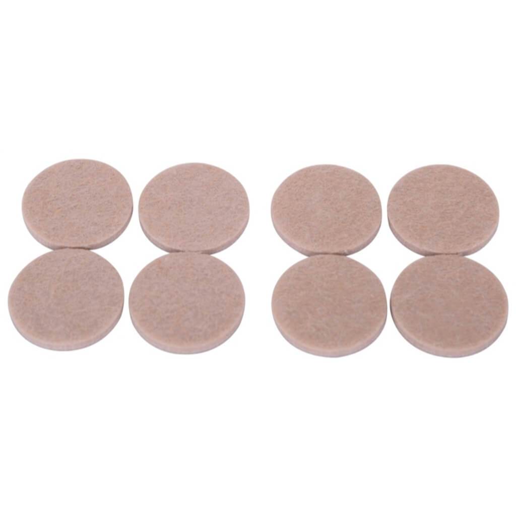 Pads Round Felt Hdi-1/2in Beige