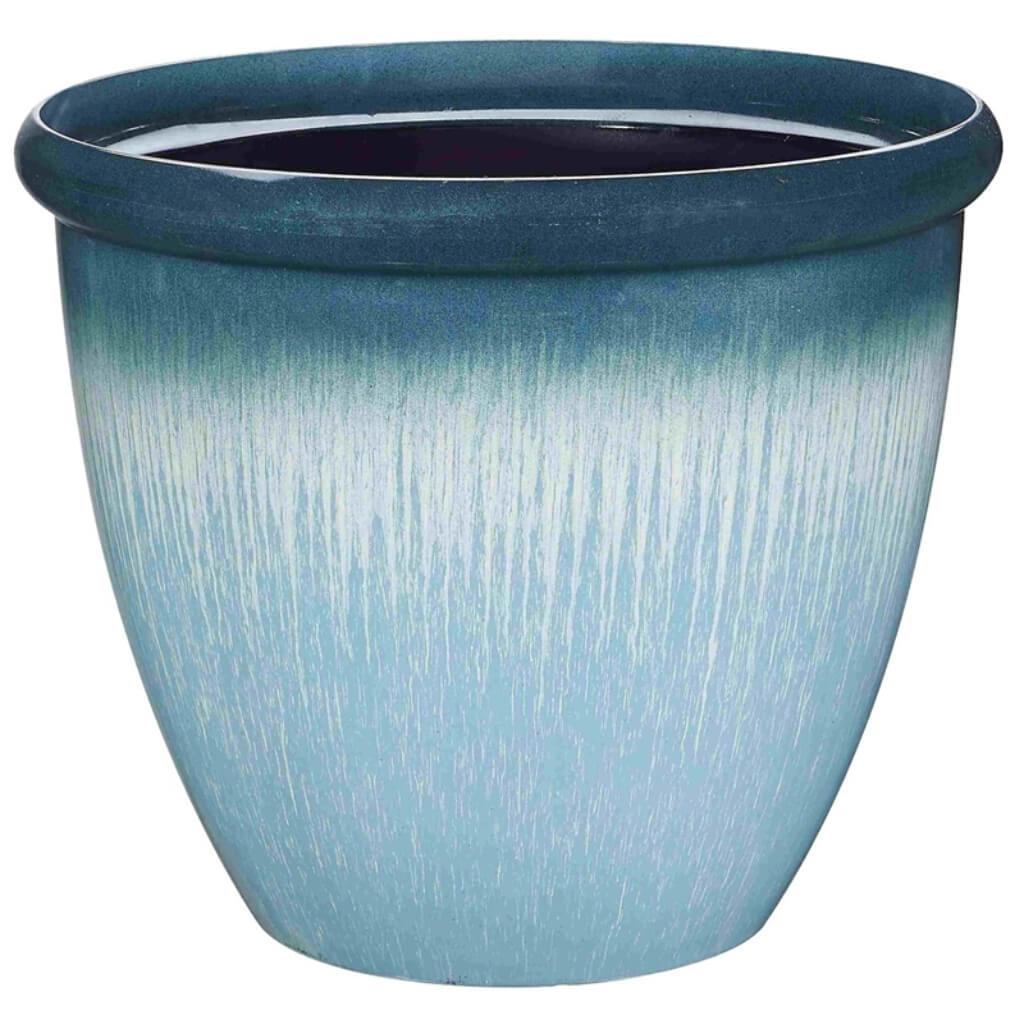 PLANTER EGG WITH RIM RSN 14.75IN 