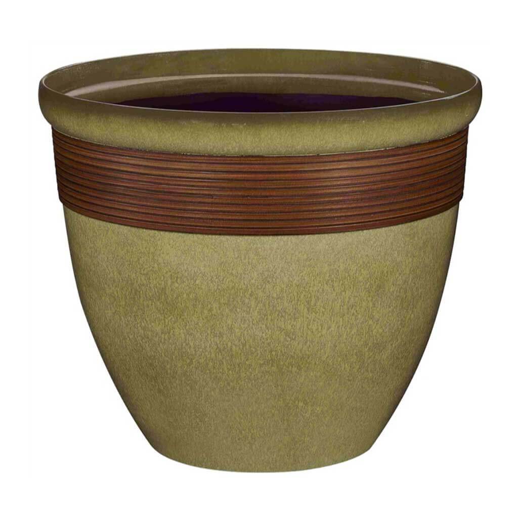 PLANTER TALL WAVE RSN 14.75IN 