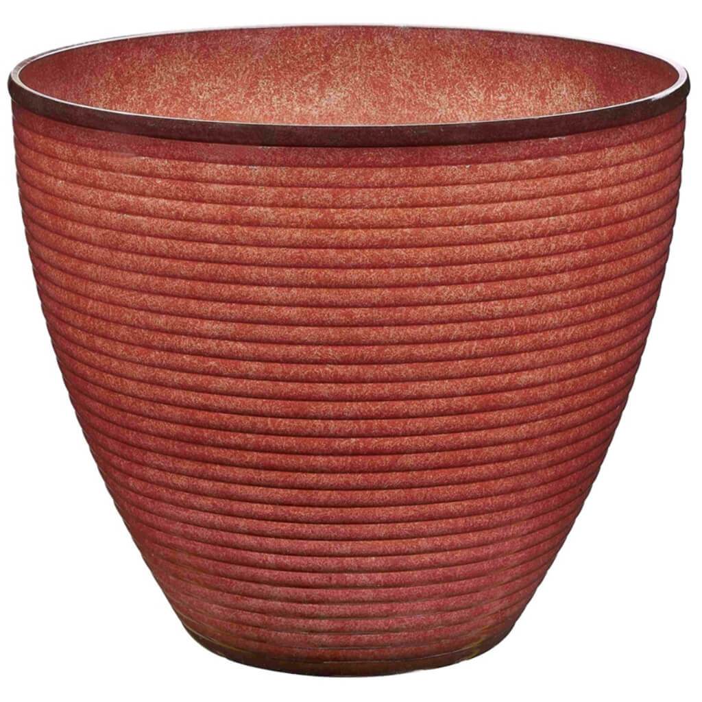 PLANTER WAVE RESIN 22X18.6IN 